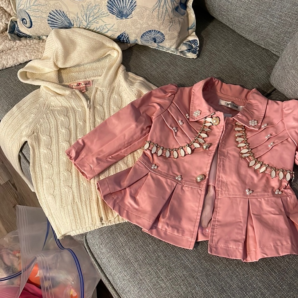 Sweater and jacket